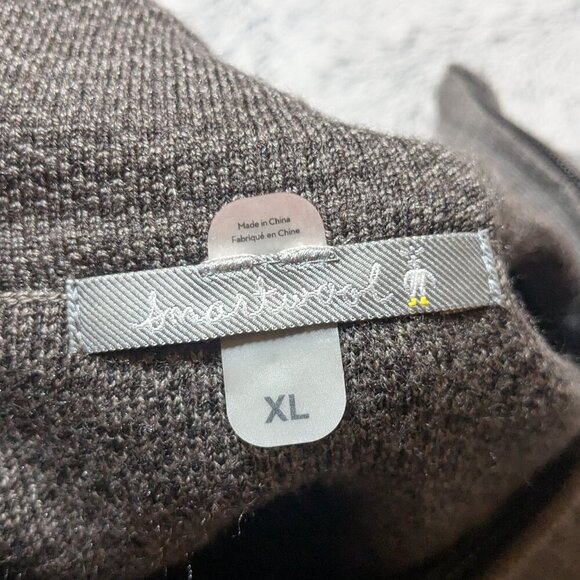 Smartwool Merino Wool Jacket Full Zip Brown XL - Picture 3 of 7